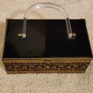 Gold Metal Vintage Purse